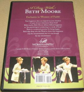 Day with Beth Moore DVD Women of Faith 2007