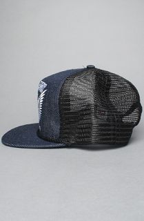 REBEL8 The Darwin Snapback Hat in Denim