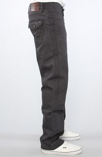  47 flights true straight fit jeans in coated grey wash sale $ 28 95