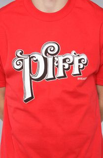 Sneaktip The Piff Tee in Red Concrete Culture