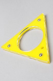 ADEEN The Triangle Cuff in Yellow Concrete