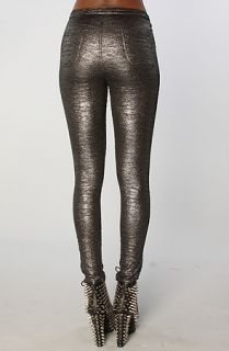 Motel The Star Skinny Metallic Crush Pant in Pewter Crush  Karmaloop