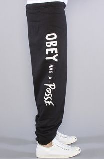 Obey The Obey Has A Posse Sweatpants in Black