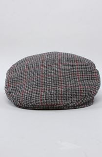 brixton the barrel hat in charcoal red plaid sale $ 22 95 $ 34 00 33 %