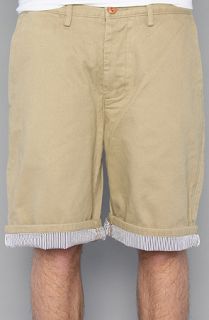 Obey The Truman Shorts in Khaki Concrete