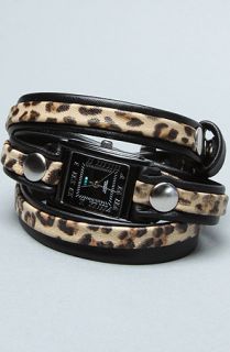 La Mer The Black Leopard Layered Watch