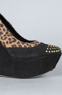 Lovely People The Tetra Shoe in Black Leopard