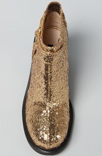 Senso Diffusion The Skye Boot in Gold Glitter