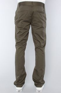 Brixton The Toil Chino Pants in Olive
