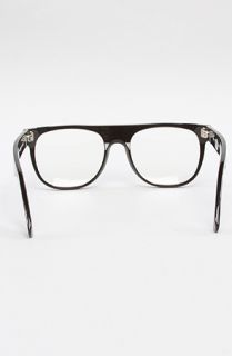 Super Sunglasses The Flat Top Small Glasses in Black