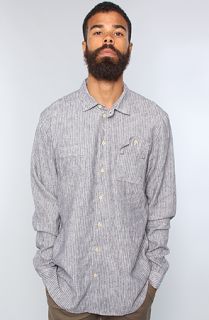 COMUNE The Rae LS Buttondown Shirt in Chambray Stripe