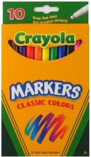 Crayola Classic Colors Fine Line Markers 10ct
