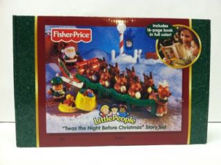 Fisher Price Little People Night Before Christmas Story Set Santa