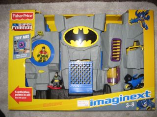 New Fisher Price Imaginext DC Super Friends Batcave