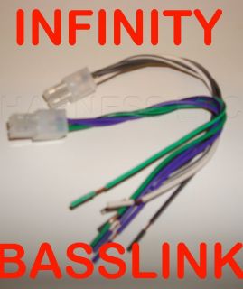 Infinity Basslink Front Rear Speaker Level in Harness