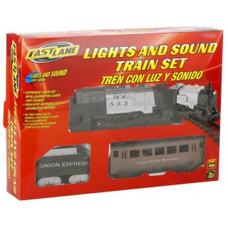 Fast Lane Union Pacific Lights and Sound Train Set