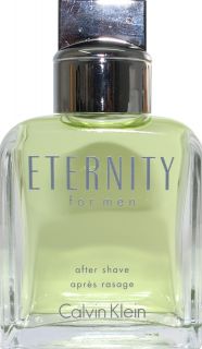 ETERNITY AFTER SHAVE LOTION UNBOX 3.4 OZ FOR MEN BY CALVIN KLEIN
