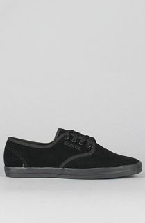 Emerica The Wino Sneaker in Black Concrete