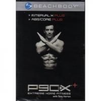 FITNESS DVD P90X+ INTERVAL X PLUS & ABS/CORE PLUS with Tony Horton by
