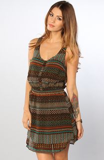 ONeill The Sparrow Chiffon Dress in Coffee Bean