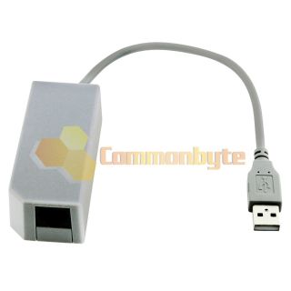 Ethernet LAN Network Card Adapter RJ45 for Nintendo Wii