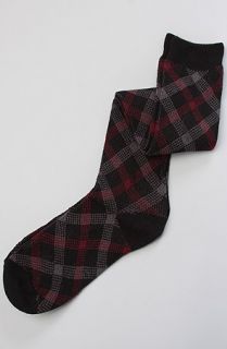 Bell The Plaid Knee High Socks in Black Plaid