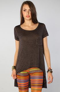 ONeill The Goodwill Knit Top in Charcoal Heather