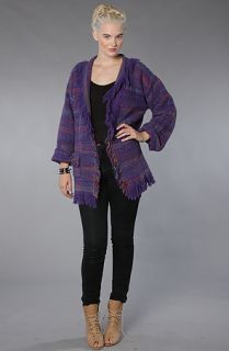 Vintage Boutique The Purple Fringe Cardigan