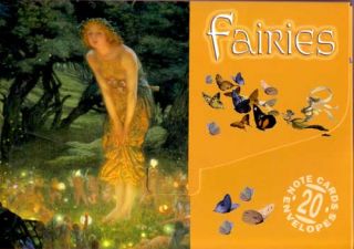 Fairy Greeting Card Folio Set 20 Cards Fairies Assorted