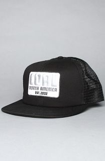 Coal The Nelson Trucker Cap in Black Concrete