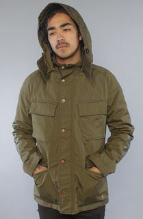 Star The New Tracking Short Hooded Jacket in Wild Olive  Karmaloop