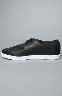 Clae The Bailey Sneaker in Black Nubuck Leather