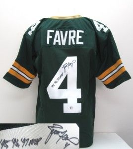 Brett Favre Signed Green Bay Packers Jersey 95 96 97 MVP Favre Holo