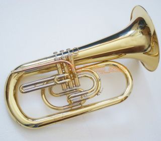 Gold Brass Marching Euphonium Horn Professional Tuba Horn New Case