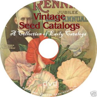 Vintage Seed Flower Farm Catalogs on CD ღ♥¸¸ • ´`♥ღ