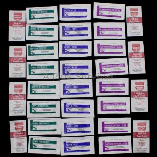 32 Ointments Creams Packets for First Aid Kit Refill