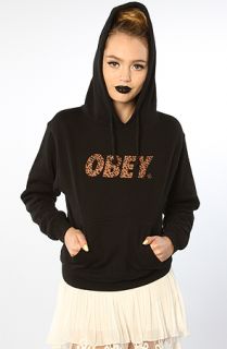 Obey Sweatshirt Cheetah Logo Hoody Black – Karmaloop