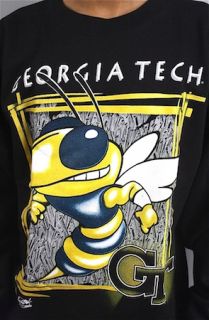  envy vintage georgia tech yellow jackets crewneck sweatshirt nwt $ 48