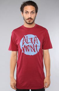 Altamont The Wallace Tee in Burgundy Concrete