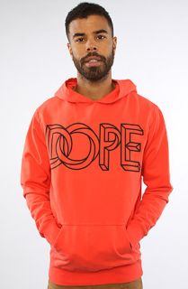 DOPE The Escher Pullover Hoody in Infrared