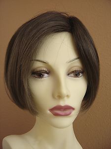 Eva Gabor  Mono Top Lace Front  Wig Two Tone Brown Petite Small