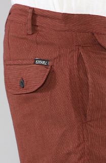 Ezekiel The Gravel Shorts in Maroon Concrete