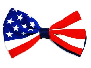  American Flag Design Bow Tie