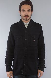 LRG The Transistor Sweater in Black Concrete