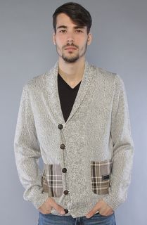 Freshjive The Chico Cardigan in Grey Concrete