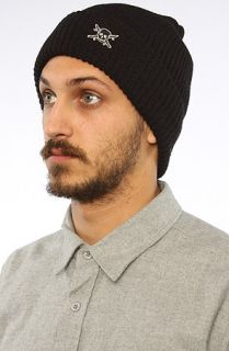 Fourstar Clothing The Pirate Patch Fold Beanie in Black  Karmaloop