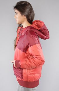 Nikita The Aine Down Jacket in Volcanic Red and Cranberry  Karmaloop