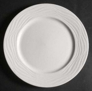 Gibson White Eventide Embossed Rim Dinner Plate