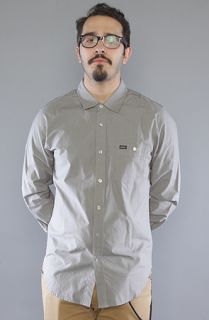 RVCA The Gama Stripe Buttondown Shirt in Bane