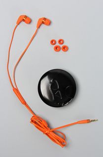 skullcandy the 50 50 earbuds with mic in athletic orange this product